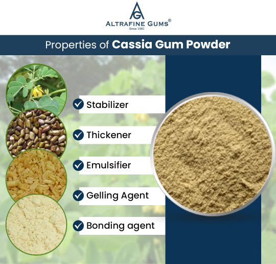 Properties of Cassia Gum Powder