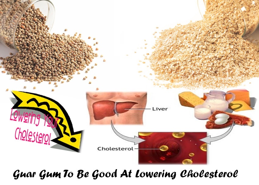 guar gum to be good at lowering cholesterol