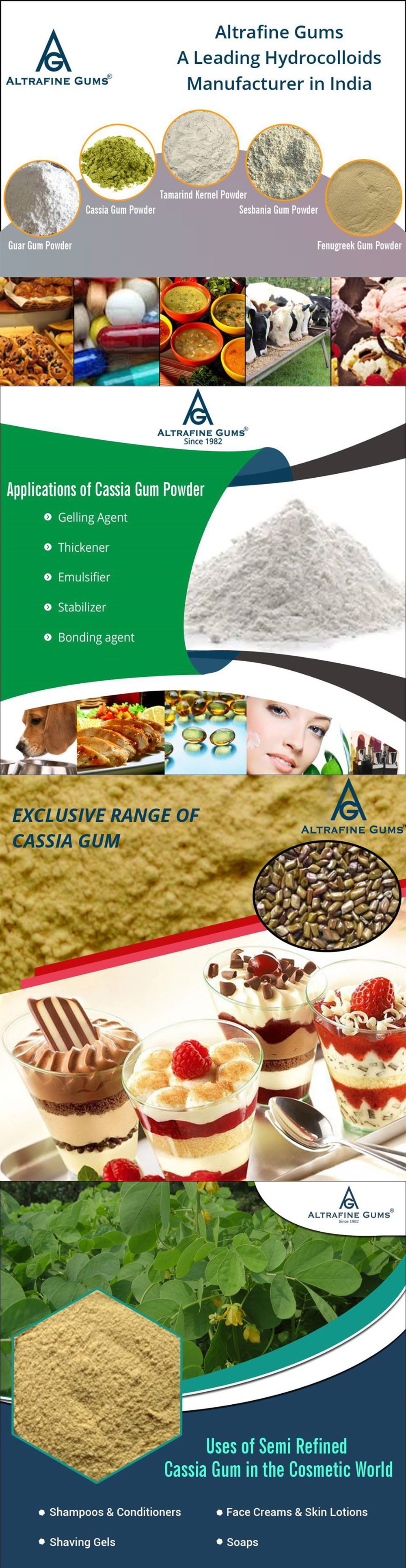 Applications of Cassia Gum Powder in Nutraceuticals