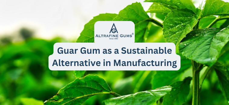 Guar Gum as a Sustainable Alternative in Manufacturing