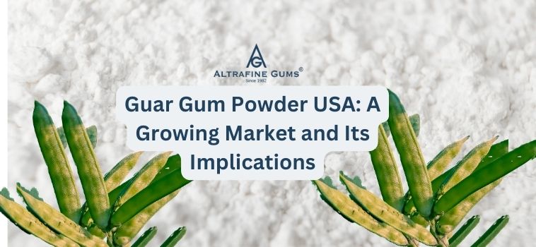 Guar Gum Powder USA: A Growing Market and Its Implications