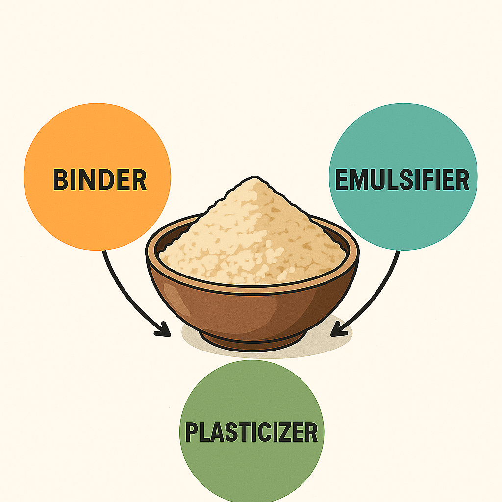 Guar Gum As Binder, Plasticizer & Emulsifier