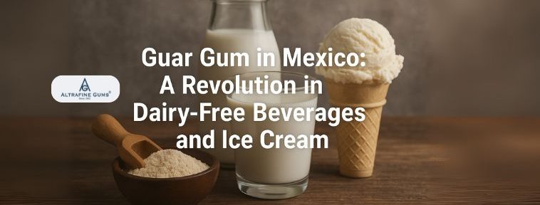 Guar Gum in Mexico: A Revolution in Dairy-Free Beverages and Ice Cream