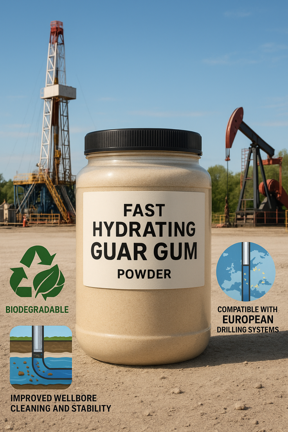 Advantages of Fast Hydrating Guar Gum Over Conventional Lubricants