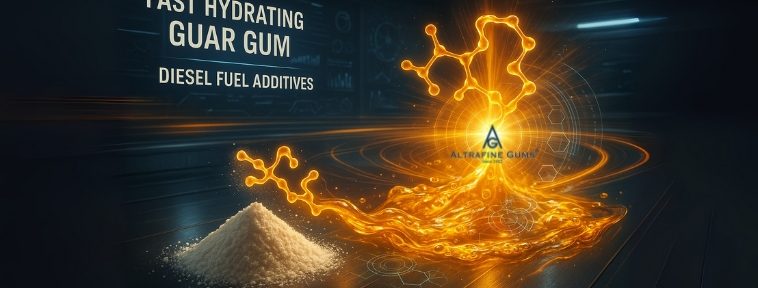 Fast Hydrating Guar Gum Enhances the Performance of Diesel Fuel Additives
