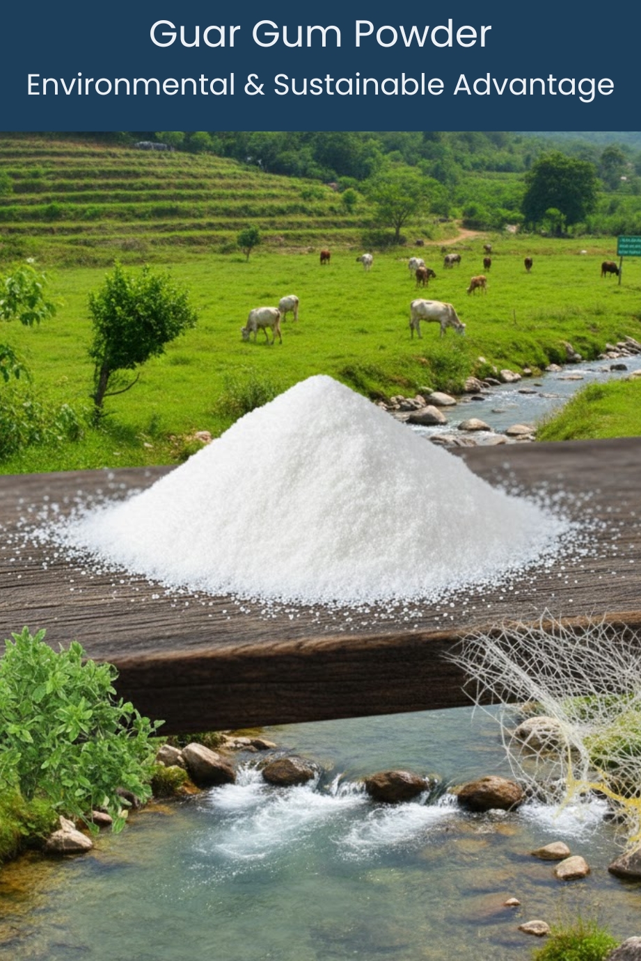 Guar Gum Powder Key Environmental & Sustainable Advantage