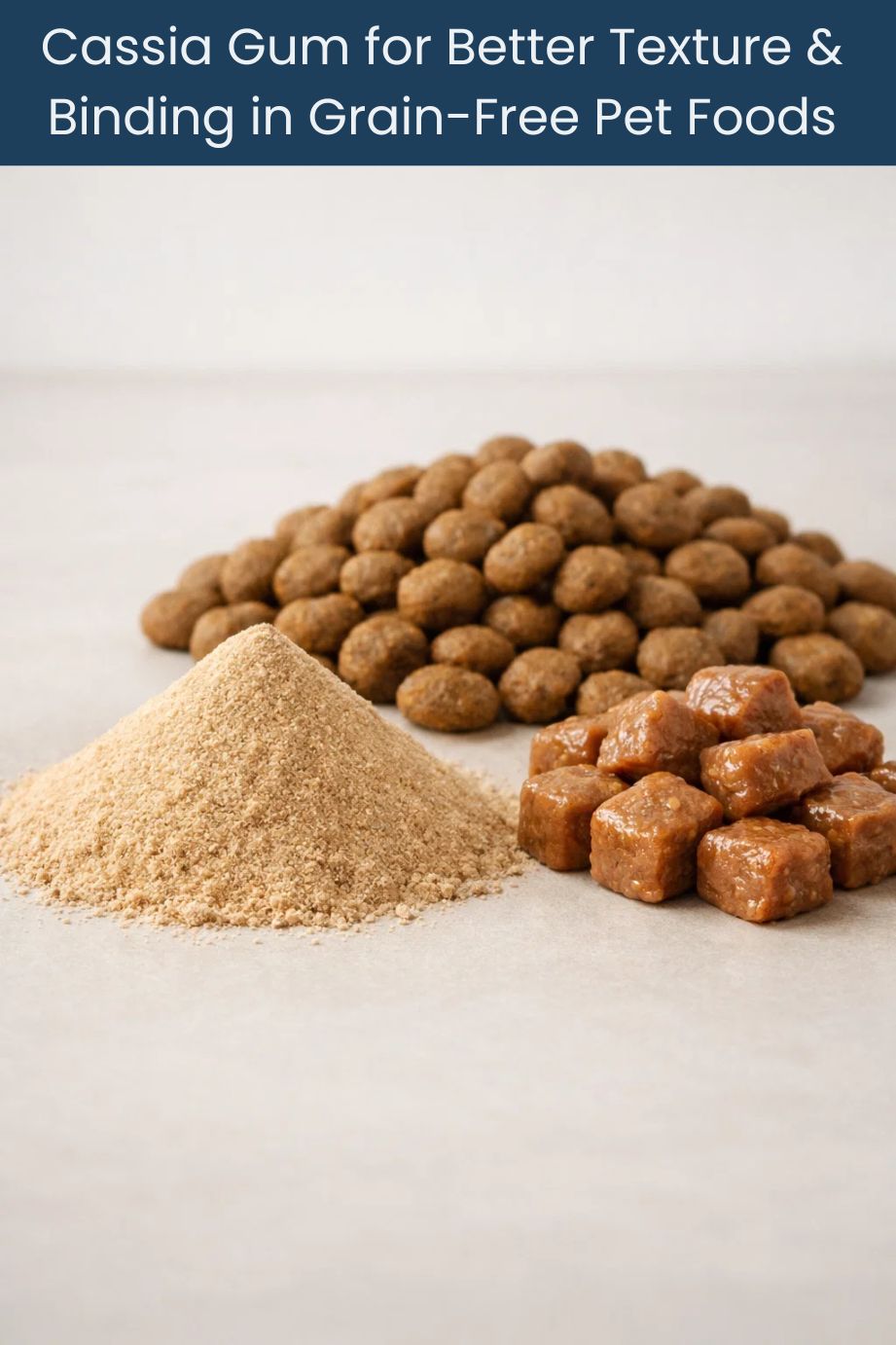 Cassia Gum for Better Texture and Binding in Grain-Free Pet Foods