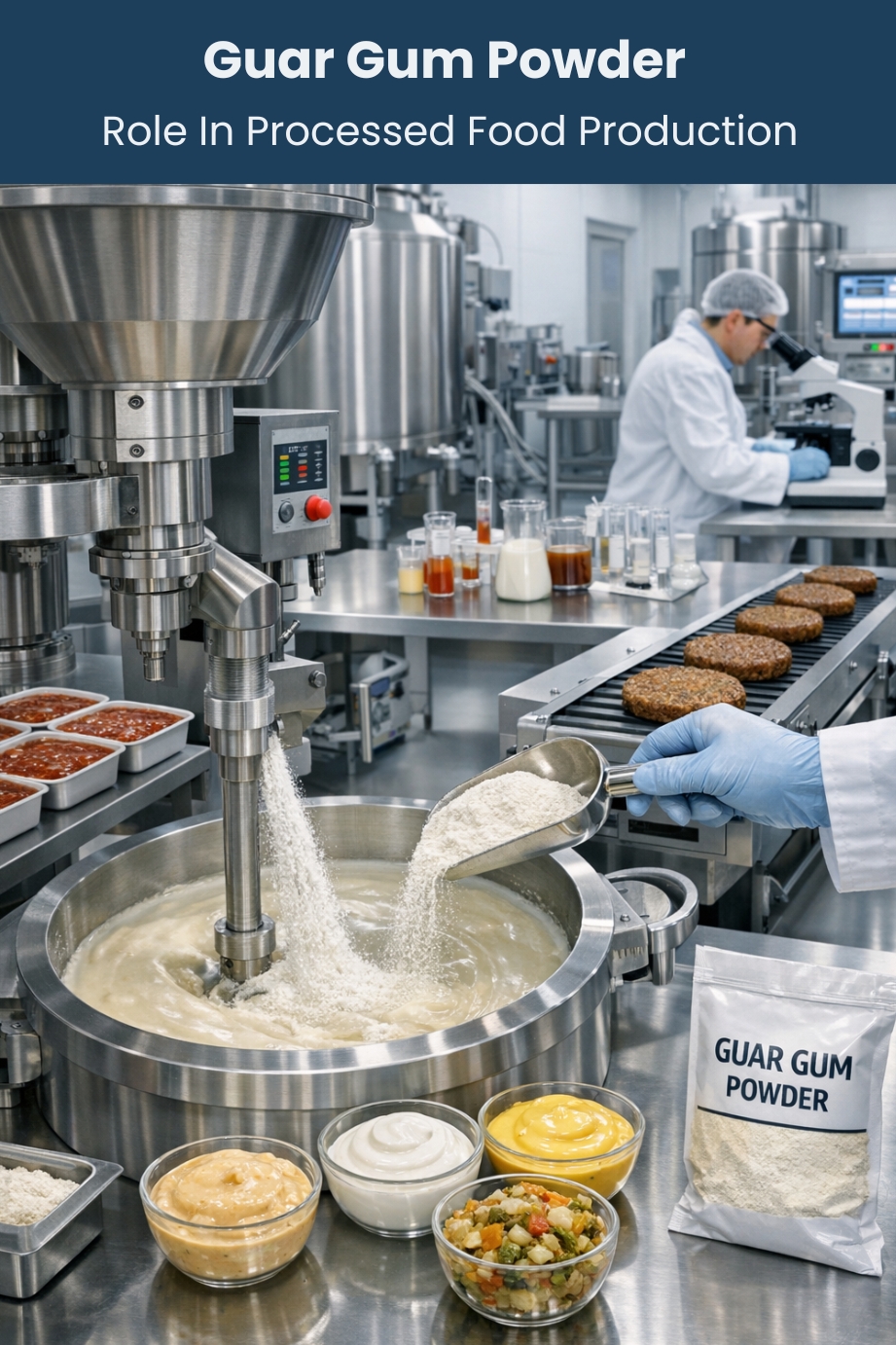 Guar Gum Powder Role in Processed Food Production