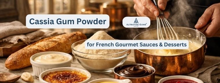 Cassia Gum Powder for French Gourmet Sauces and Desserts