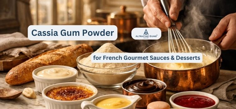 Cassia Gum Powder for French Gourmet Sauces and Desserts