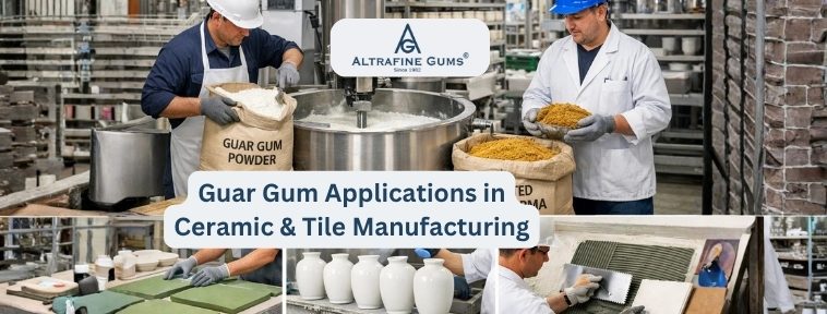 Guar Gum Applications in Ceramic & Tile Manufacturing
