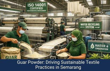 Guar Powder: Driving Sustainable Textile Practices in Semarang