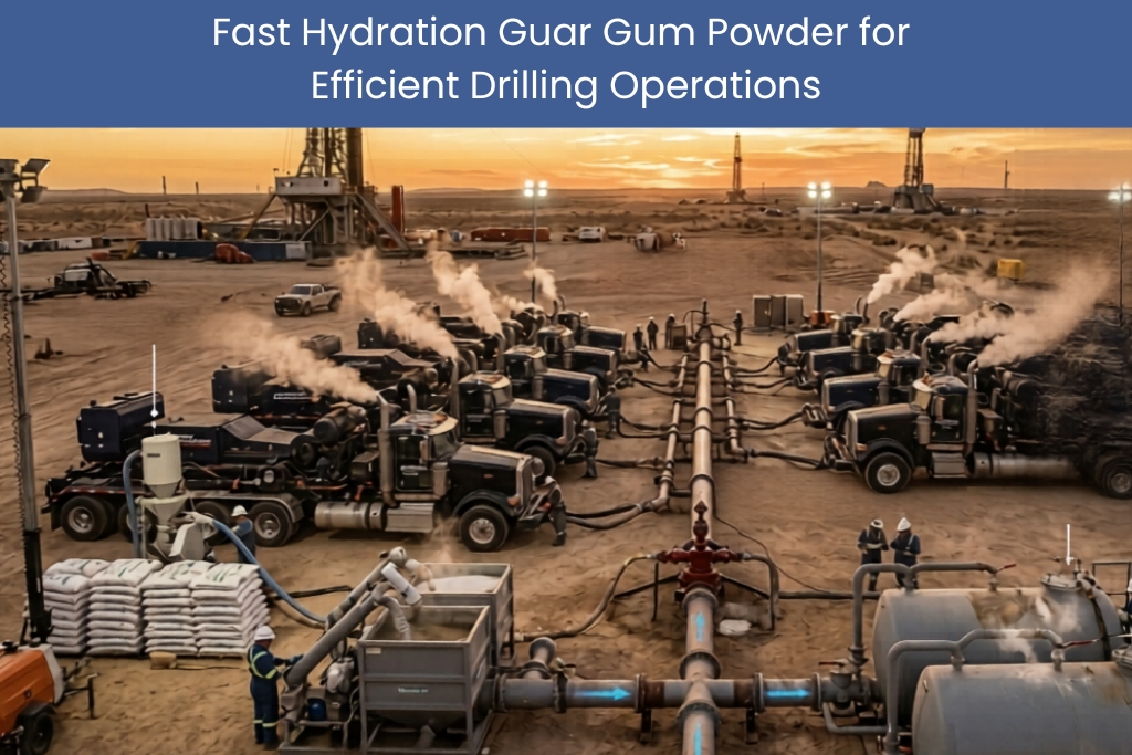 Fast Hydration Guar Gum Powder for Drilling Operations