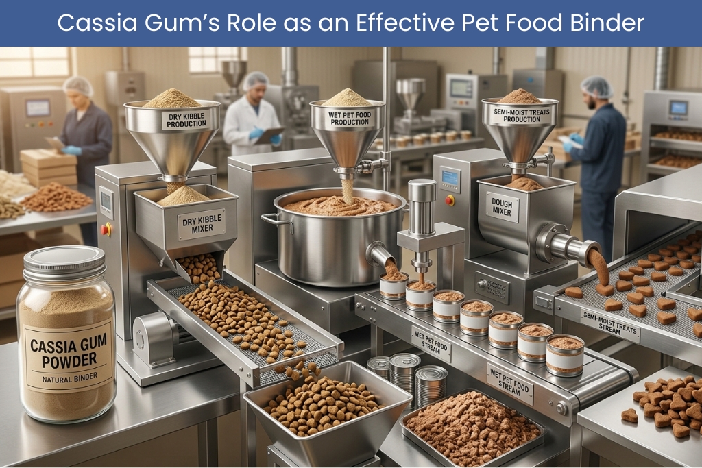 Cassia Gum’s Role as an Effective Pet Food Binder