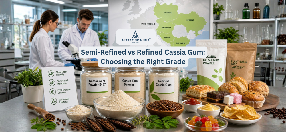 Semi-Refined vs. Refined Cassia Gum: Key Differences and When to Use Each