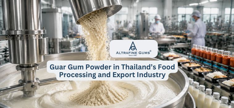 Guar-Gum-Powder-Thailand-Food-Processing-Export-Industry