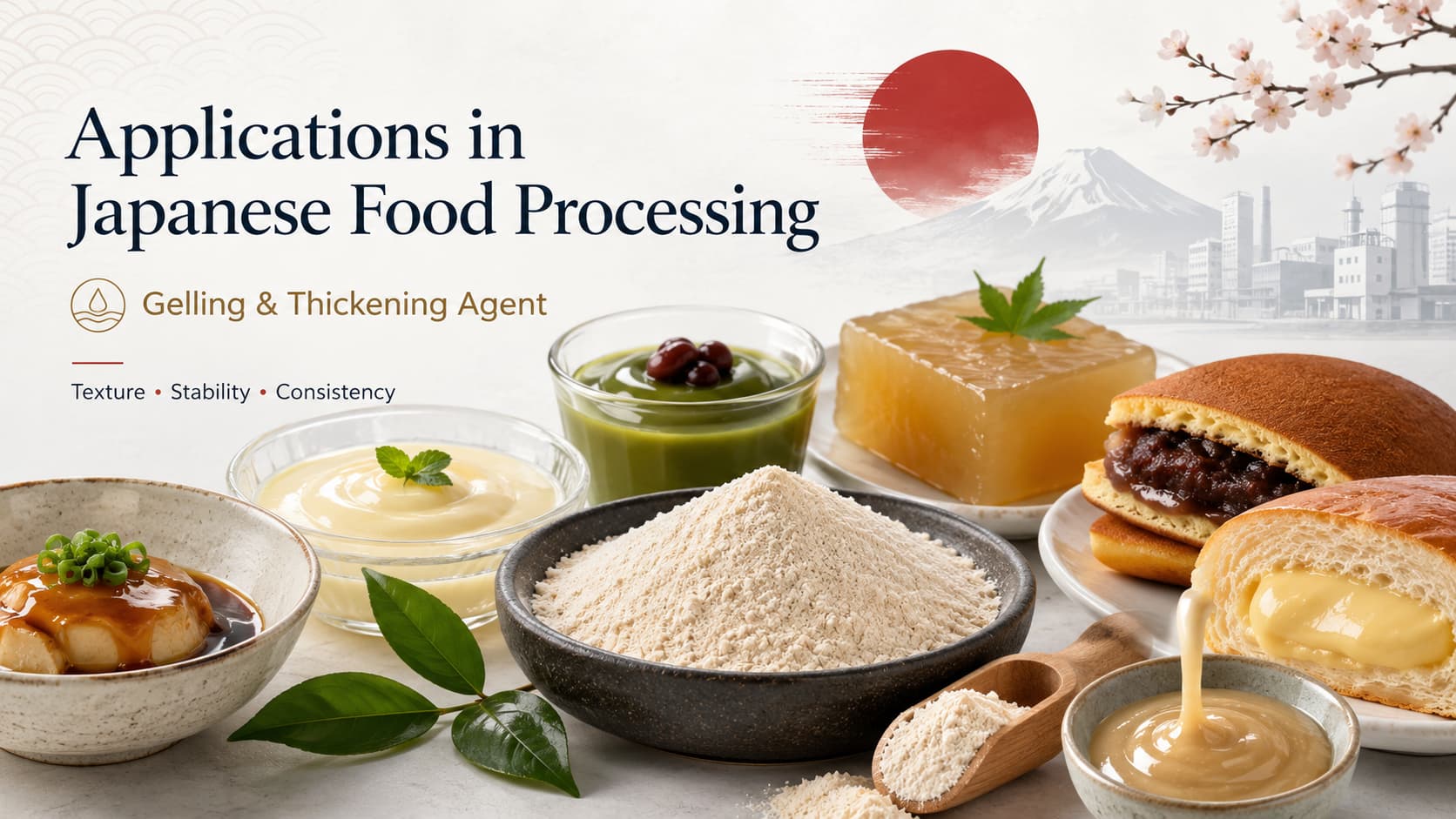 Cassia Gum Powder Applications in Japanese Food Processing