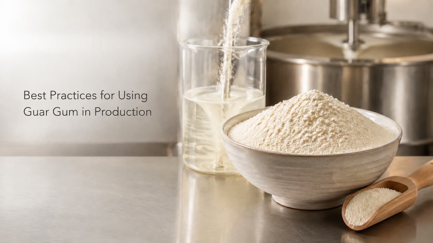 Best Practices for Using Guar Gum in Production