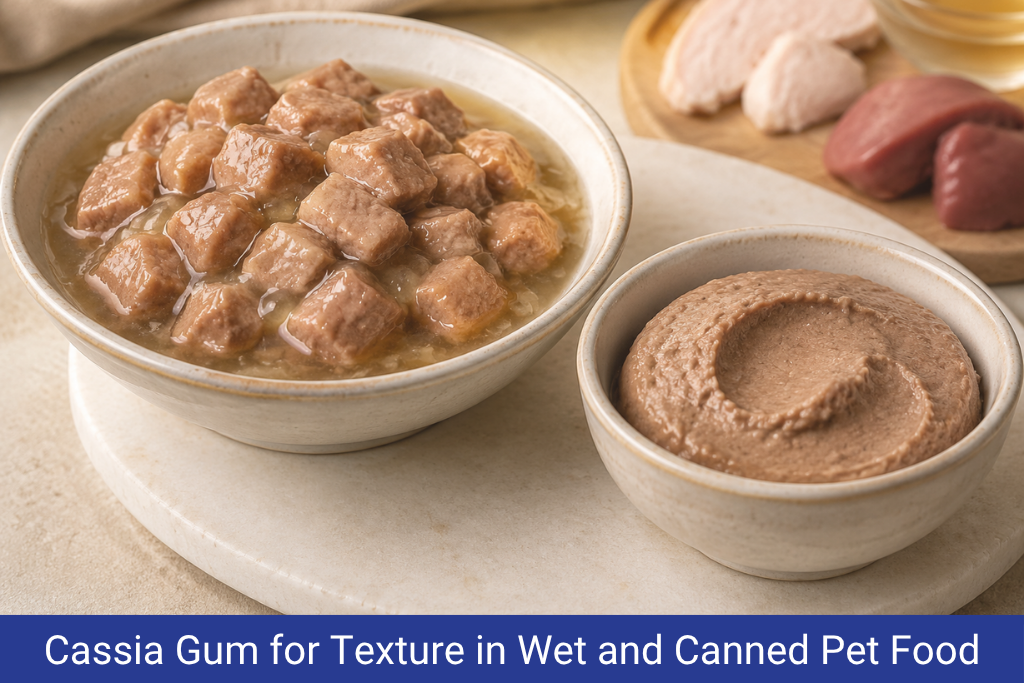 Cassia Gum for Texture in Wet and Canned Pet Food
