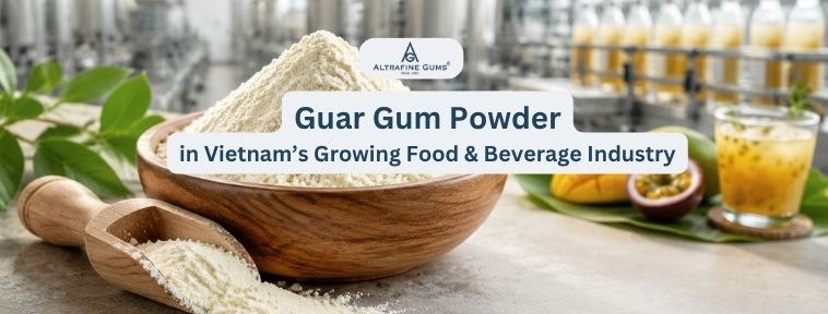 Guar Gum Powder in Vietnam’s Growing Food and Beverage Industry