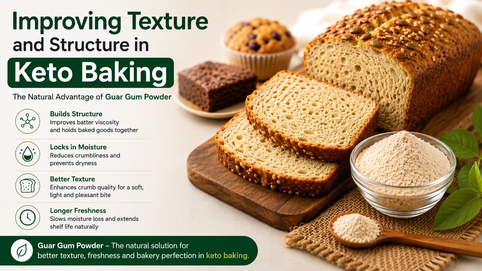 Improving Texture and Structure in Keto Baking