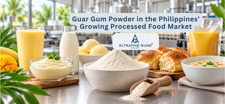 Guar Gum Powder in the Philippines’ Growing Processed Food Market