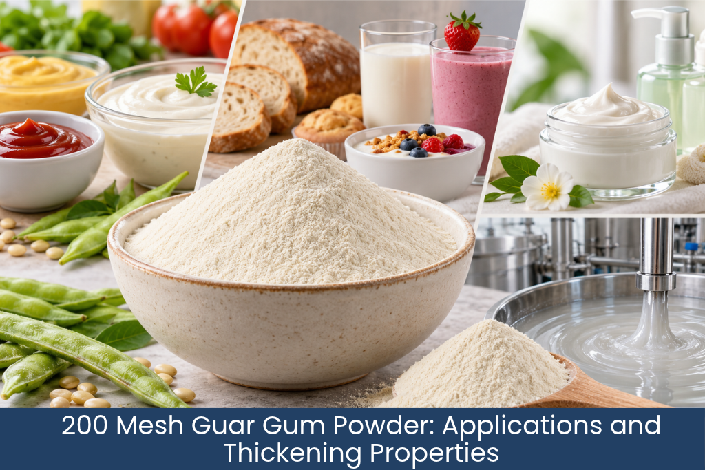 Korean Dairy Drinks Guar Gum Texture Suspension Shelf Stability